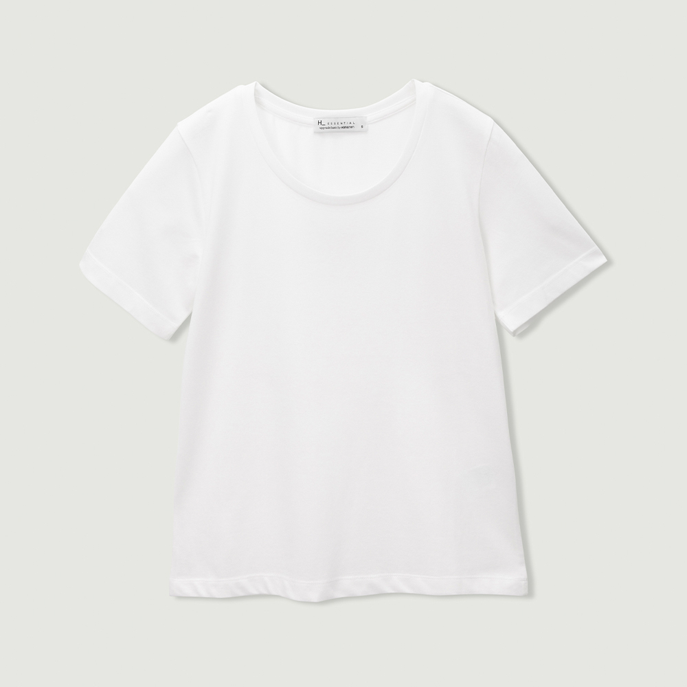 [여성] 베이직 슬림 티셔츠_003(10420-131-411-05), 캐주얼브랜드 행텐/행텐틴즈